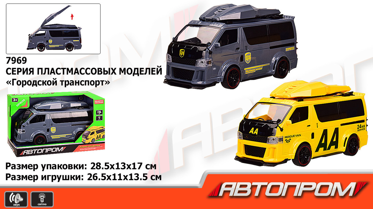Машина батар. 7969 (48шт|2) "АВТОПРОМ" "Міські служби",2 вида,свет,звук ,в кор. 28,5*13*17 см
Машина батар. 7969 (48шт|2) "АВТОПРОМ" "Міські служби",2 вида,свет,звук ,в кор. 28,5*13*17 см