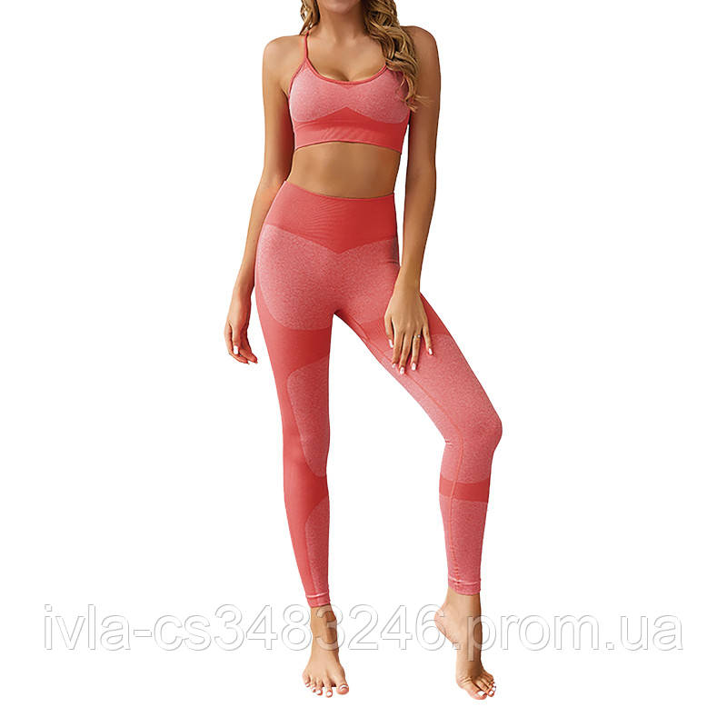 Комплект спортивный лосины и топ для фитнеса Lesko ZC-1976 Light Pink S (4860-15433), Светло-розовый
Комплект спортивный лосины и топ для фитнеса Lesko ZC-1976 Light Pink S (4860-15433), Светло-розовый