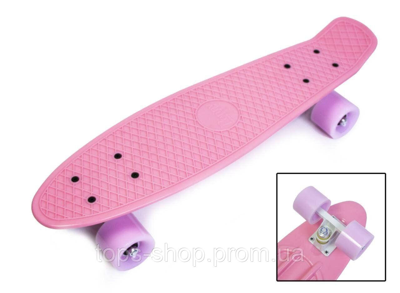 Скейт Penny Board, с широкими светящимися колесами Пенни борд, пенниборд детский , от 4 лет, розовый
Скейт Penny Board, с широкими светящимися колесами Пенни борд, пенниборд детский , от 4 лет, розовый