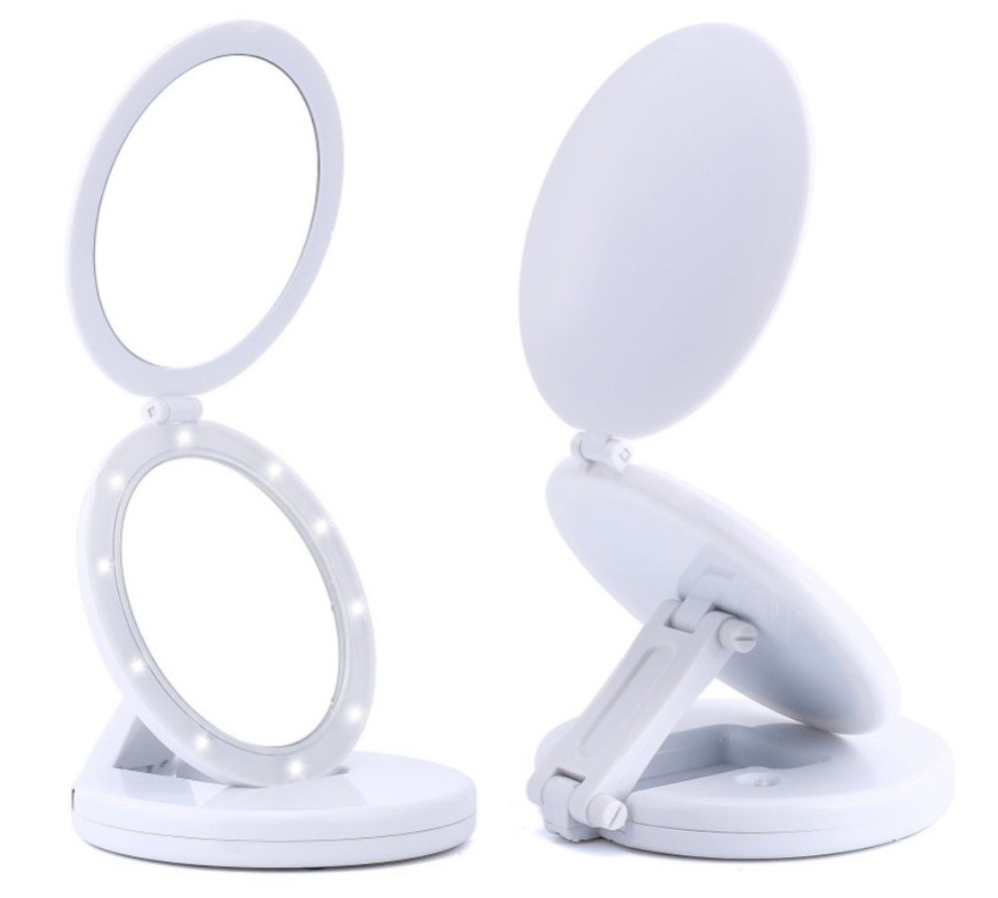 Зеркало с подсветкой для макияжа Large LED Mirror ECLIPSE овальное, белое, от батареек, зеркало
Зеркало с подсветкой для макияжа Large LED Mirror ECLIPSE овальное, белое, от батареек, зеркало