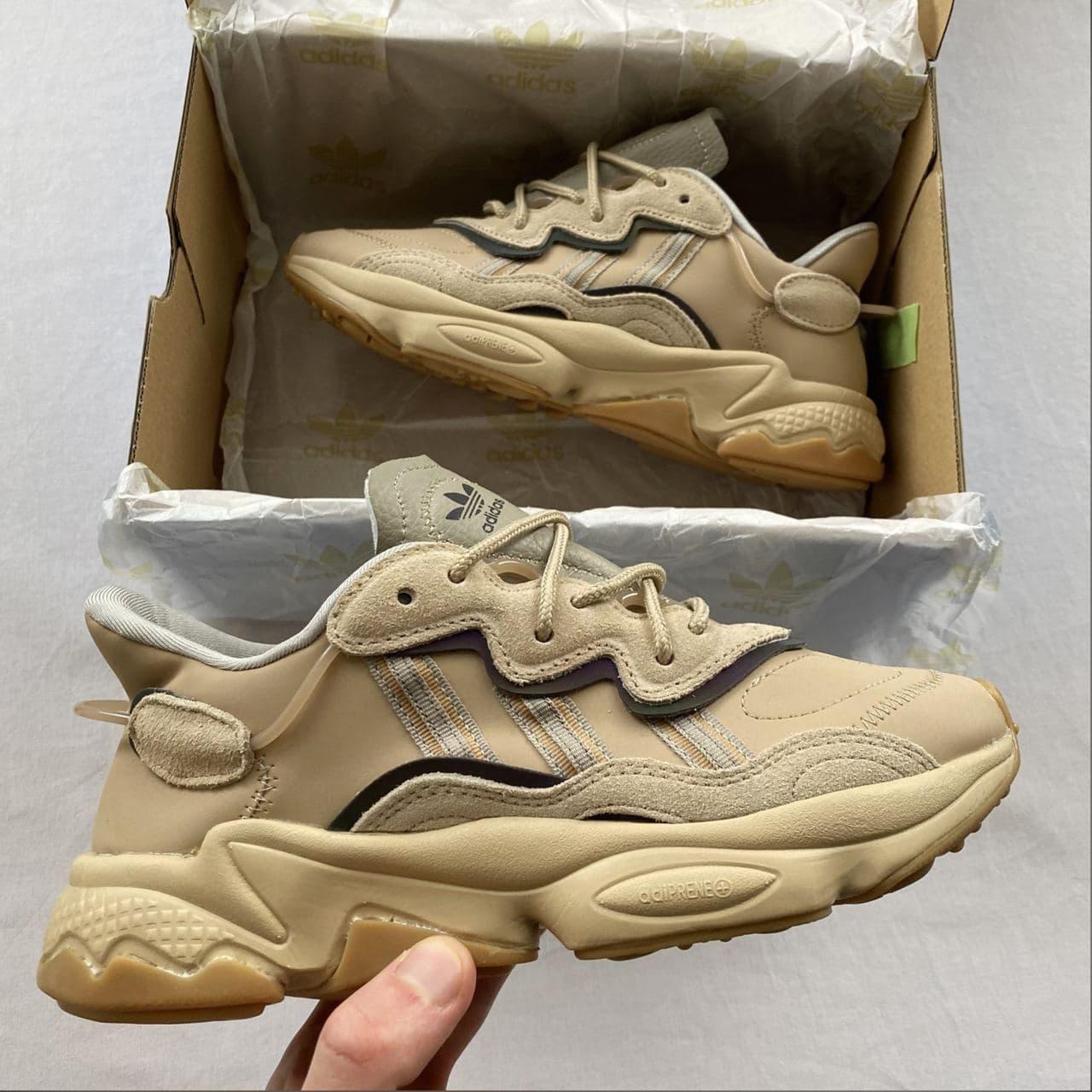 Кроссовки женские Adidas Ozweego Beige Black / Адидас Озвиго Бежевые Черные 38, Бежевый
Кроссовки женские Adidas Ozweego Beige Black / Адидас Озвиго Бежевые Черные 38, Бежевый