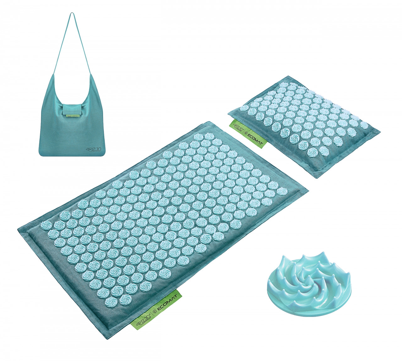 Коврик акупунктурный с подушкой 4FIZJO Eco Mat Аппликатор Кузнецова 68 x 42 см Turquoise SKL41-277739, Бирюзовый
Коврик акупунктурный с подушкой 4FIZJO Eco Mat Аппликатор Кузнецова 68 x 42 см Turquoise SKL41-277739, Бирюзовый
