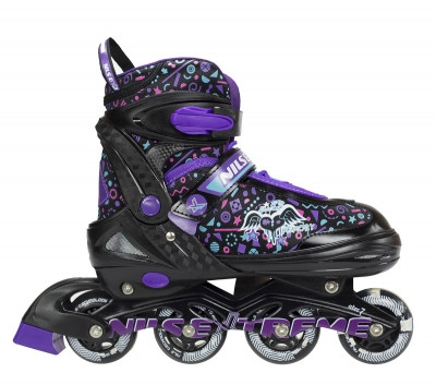 Роликовые коньки Nils Extreme фиолетовые Size 30-33 NJ4613A SKL41-227305, Фиолетовый
Роликовые коньки Nils Extreme фиолетовые Size 30-33 NJ4613A SKL41-227305, Фиолетовый