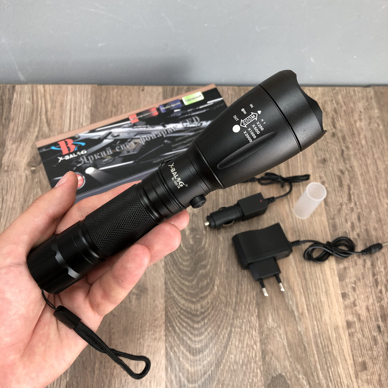 Компактный тактический фонарик Police BL 1892 T6 LED аккумуляторный светодиодный ручной фонарь дальнобойный, Черный
Компактный тактический фонарик Police BL 1892 T6 LED аккумуляторный светодиодный ручной фонарь дальнобойный, Черный