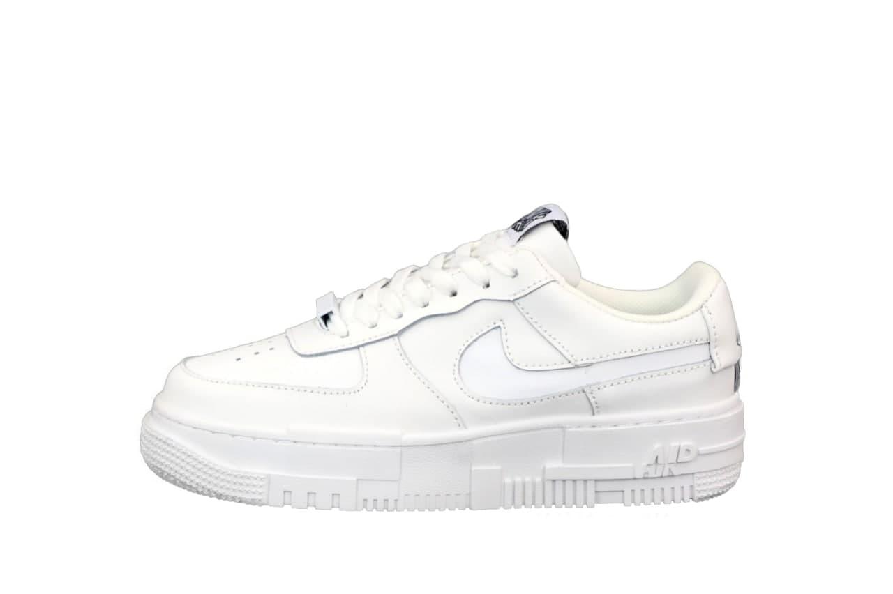Женские кроссовки Nike Air Force 1 Pixel (белые) К12563 модные светлые кроссы, Белый
Женские кроссовки Nike Air Force 1 Pixel (белые) К12563 модные светлые кроссы, Белый