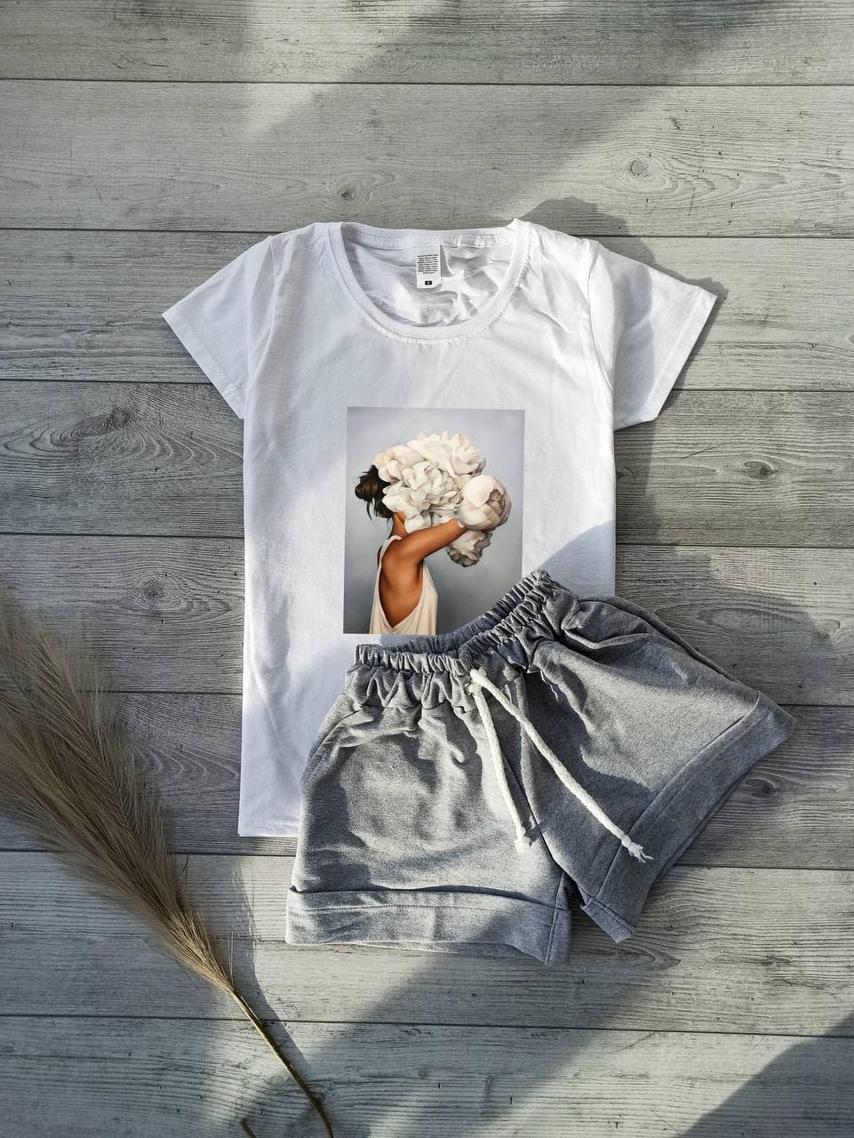 Костюм женский летний Lass x white-grey | Комплект летний женский Шорты + Футболка повседневный ЛЮКС качества, Серый
Костюм женский летний Lass x white-grey | Комплект летний женский Шорты + Футболка повседневный ЛЮКС качества, Серый