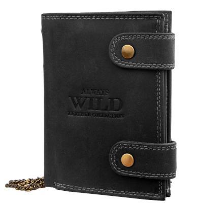 Кошелек или Портмоне Always Wild Кошелек мужской кожаный ALWAYS WILD DNK2901BIG-black, Черный
Кошелек или Портмоне Always Wild Кошелек мужской кожаный ALWAYS WILD DNK2901BIG-black, Черный