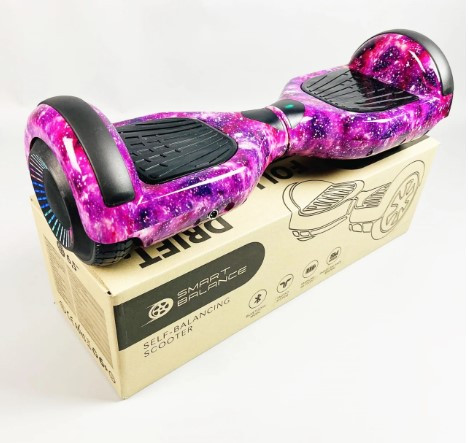 Гироборд Smart Balance Wheel 6.5 Фиолетовый Космос, самобаланс, подсветка, музыка, сумка, Гироскутер детский
Гироборд Smart Balance Wheel 6.5 Фиолетовый Космос, самобаланс, подсветка, музыка, сумка, Гироскутер детский