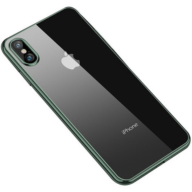 Прозрачный силиконовый чехол с глянцевой окантовкой Full Camera для Apple iPhone X / XS (5.8") Темно-зеленый
Прозрачный силиконовый чехол с глянцевой окантовкой Full Camera для Apple iPhone X / XS (5.8") Темно-зеленый