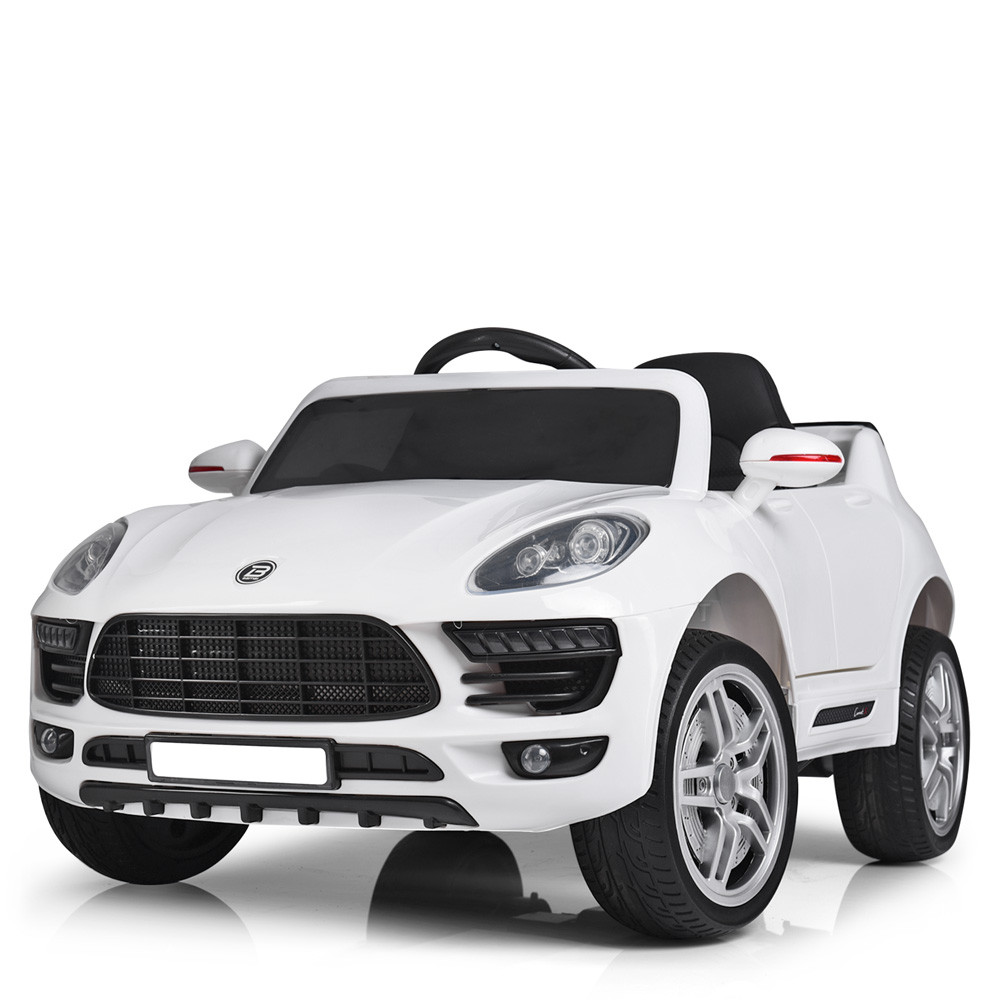 Детский электромобиль с аккумулятором Porsche(2 мотора по 30W, 2 аккум, МР3,USB) Джип Bambi M 3178EBLR-1 Белый
Детский электромобиль с аккумулятором Porsche(2 мотора по 30W, 2 аккум, МР3,USB) Джип Bambi M 3178EBLR-1 Белый