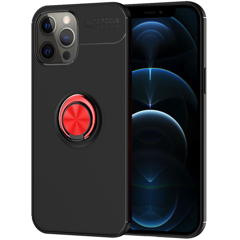 TPU чехол Deen ColorRing под магнитный держатель (opp) для Apple iPhone 12 Pro / 12 (6.1"), Черный / красный
TPU чехол Deen ColorRing под магнитный держатель (opp) для Apple iPhone 12 Pro / 12 (6.1"), Черный / красный