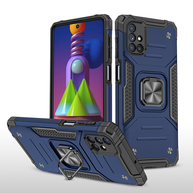 Противоударный чехол Shield бампер Magnetic Ring с подставкой для Samsung Galaxy M51 (2020) M515 Blue, Синий
Противоударный чехол Shield бампер Magnetic Ring с подставкой для Samsung Galaxy M51 (2020) M515 Blue, Синий