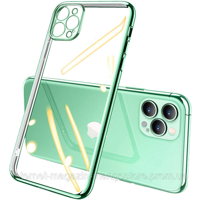 Прозрачный силиконовый чехол с глянцевой окантовкой Full Camera для Apple iPhone 12 Pro Max (6.7"), Зеленый
Прозрачный силиконовый чехол с глянцевой окантовкой Full Camera для Apple iPhone 12 Pro Max (6.7"), Зеленый