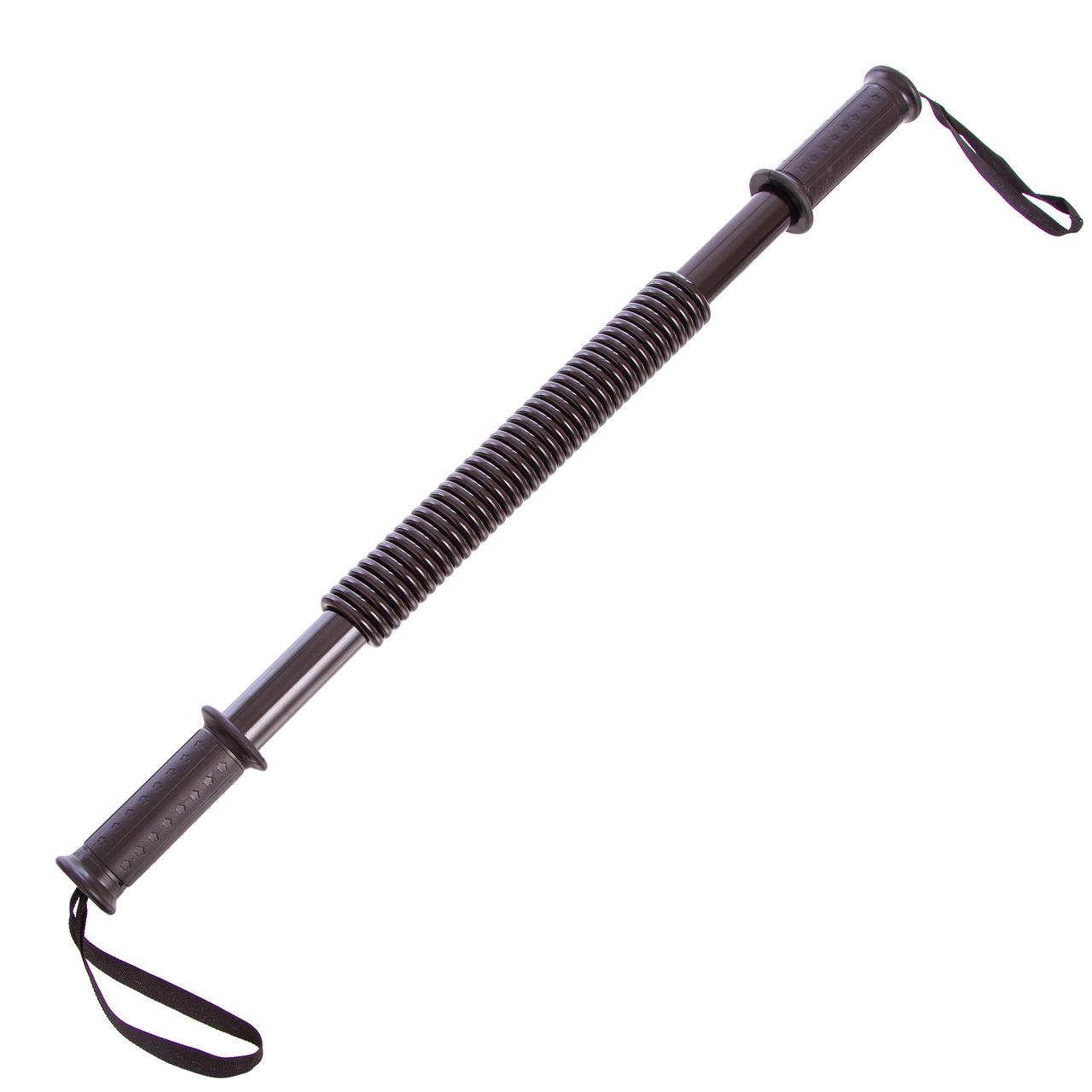 Эспандер силовой прут Power Twister K103 (металл, ручка резина, l-65см, d-3,8см, нагрузка 40кг, черный)
Эспандер силовой прут Power Twister K103 (металл, ручка резина, l-65см, d-3,8см, нагрузка 40кг, черный)