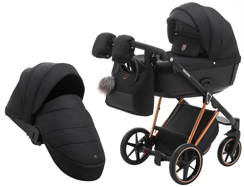 Коляска 2 в 1 Adamex Belissa Special Edidion (Pink Gold) PS-571 чёрный - черная кожа (перфорация)
Коляска 2 в 1 Adamex Belissa Special Edidion (Pink Gold) PS-571 чёрный - черная кожа (перфорация)