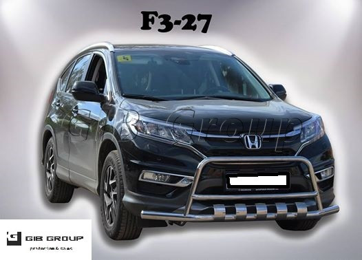 Защита переднего бампера (двойная нержавеющая труба - двойной ус) Honda CRV (15+)
Защита переднего бампера (двойная нержавеющая труба - двойной ус) Honda CRV (15+)