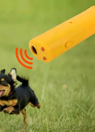 

Ультразвуковой отпугиватель AD-100 собак с батарейкой в комплекте без фонарика Super Ultrasonic 150dB
