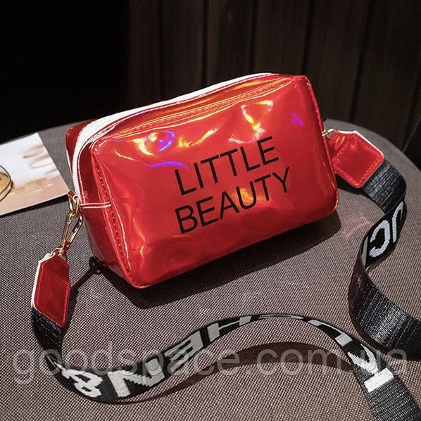 Женская голографическая сумка через плечо детская сумочка LITTLE BEAUTY красная, Красный
Женская голографическая сумка через плечо детская сумочка LITTLE BEAUTY красная, Красный