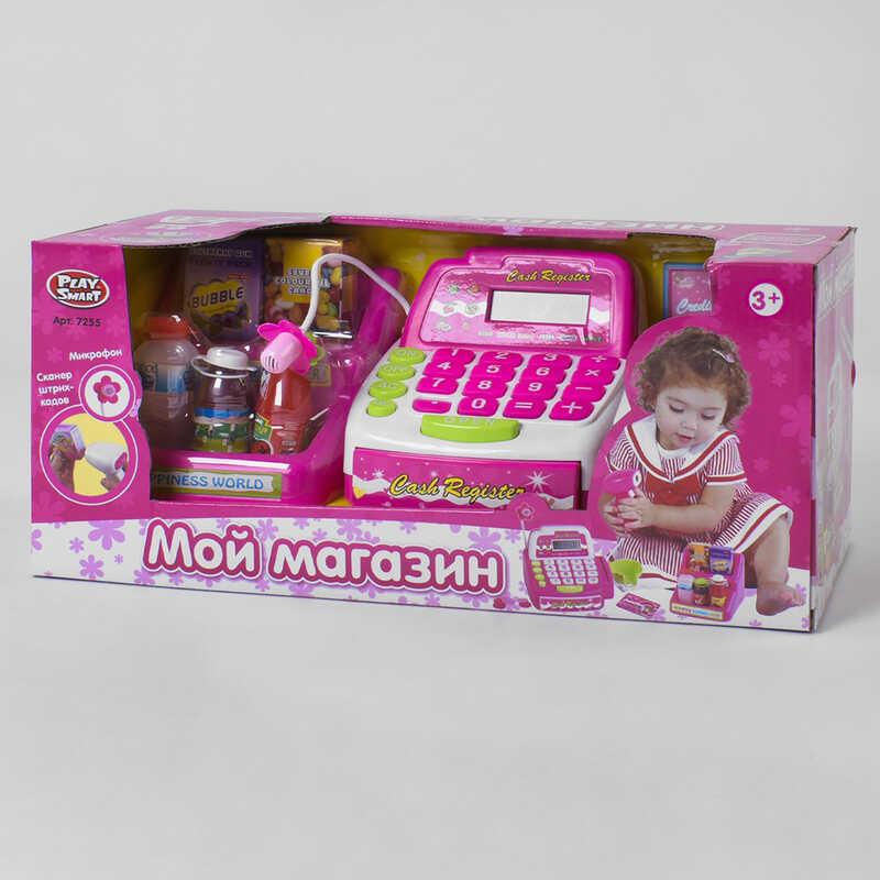 Кассовый аппарат 7255 (12/2) "Мой магазин", свет, звук, продукты, на батарейках, в коробке
Кассовый аппарат 7255 (12/2) "Мой магазин", свет, звук, продукты, на батарейках, в коробке