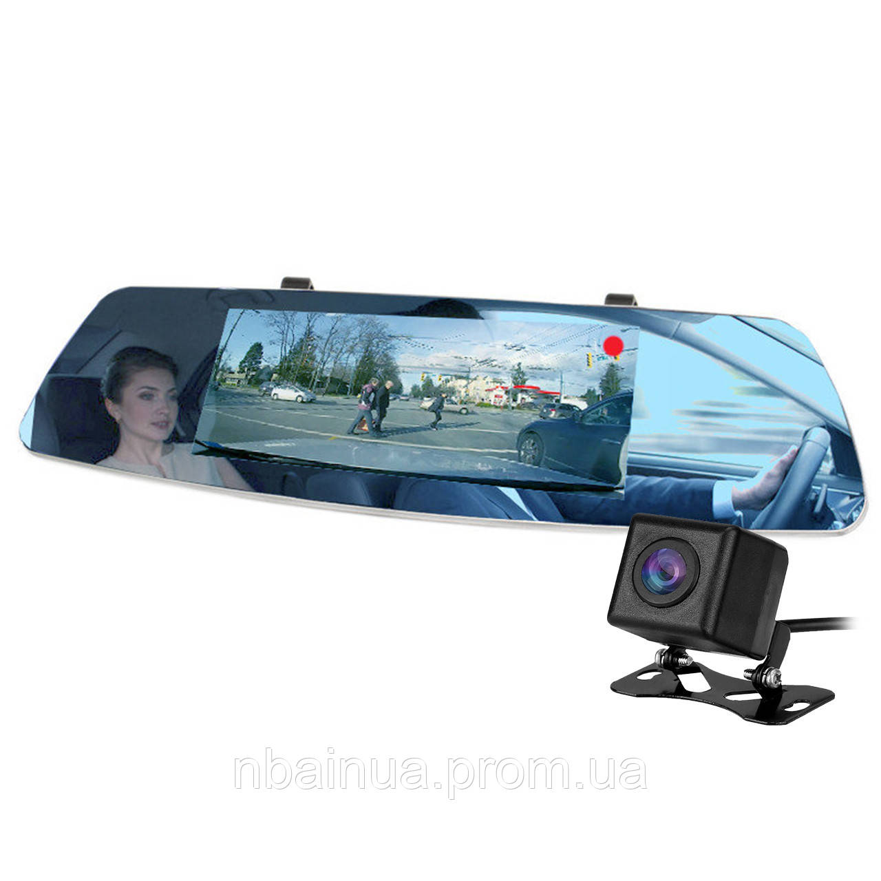 Зеркало видеорегистратор Lesko 7 дюймов Car L1003M HD +камера заднего вида USB с ночным виденьем microSD
Зеркало видеорегистратор Lesko 7 дюймов Car L1003M HD +камера заднего вида USB с ночным виденьем microSD