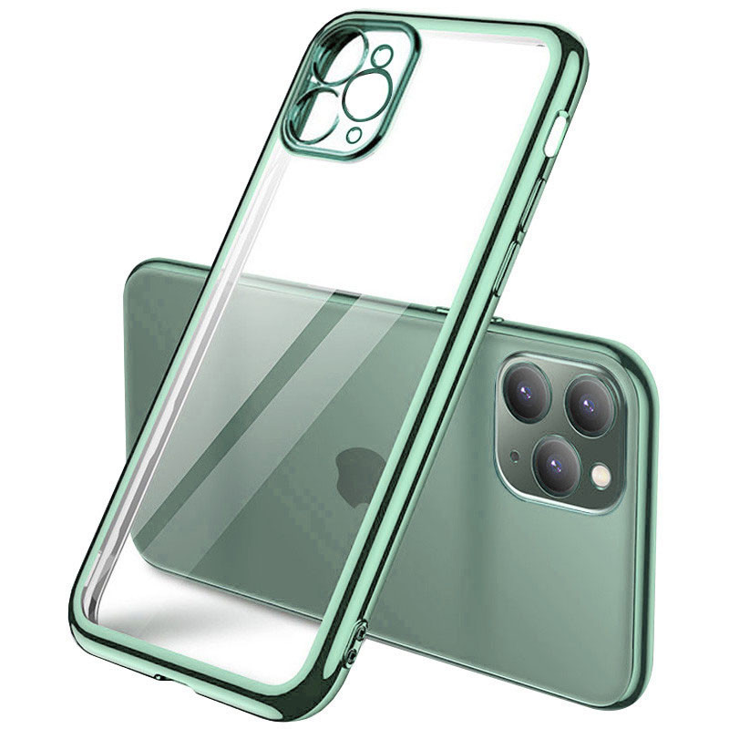 Прозрачный силиконовый чехол с глянцевой окантовкой Full Camera для Apple iPhone 11 Pro Max (6.5") Зеленый
Прозрачный силиконовый чехол с глянцевой окантовкой Full Camera для Apple iPhone 11 Pro Max (6.5") Зеленый