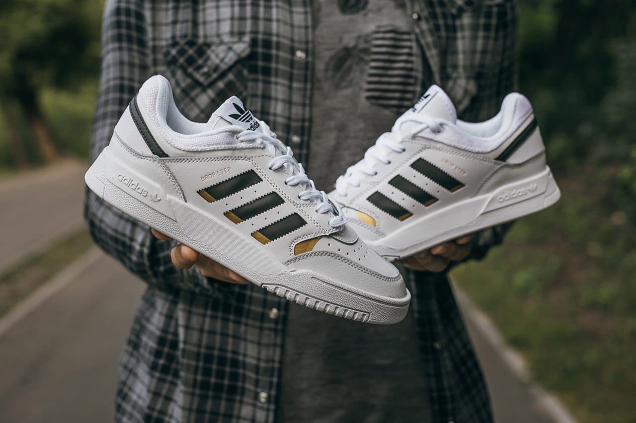 Кроссовки мужские Adidas Drop Step White\Gold\Balck, Адидас Дроп Степ, натуральная кожа, код IN-576 40, Белый
Кроссовки мужские Adidas Drop Step White\Gold\Balck, Адидас Дроп Степ, натуральная кожа, код IN-576 40, Белый
