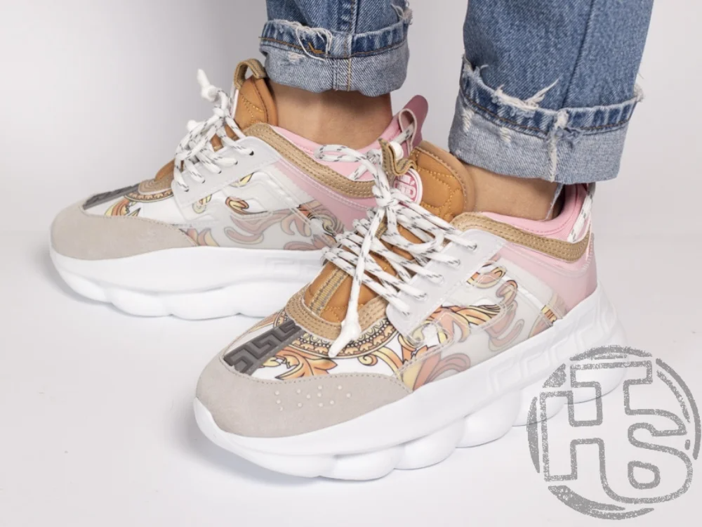 Женские кроссовки Versace Chain Reaction Bianco Oro Shell Pink DSR705G-DICTG_DB5OS 36, Разные цвета
Женские кроссовки Versace Chain Reaction Bianco Oro Shell Pink DSR705G-DICTG_DB5OS 36, Разные цвета