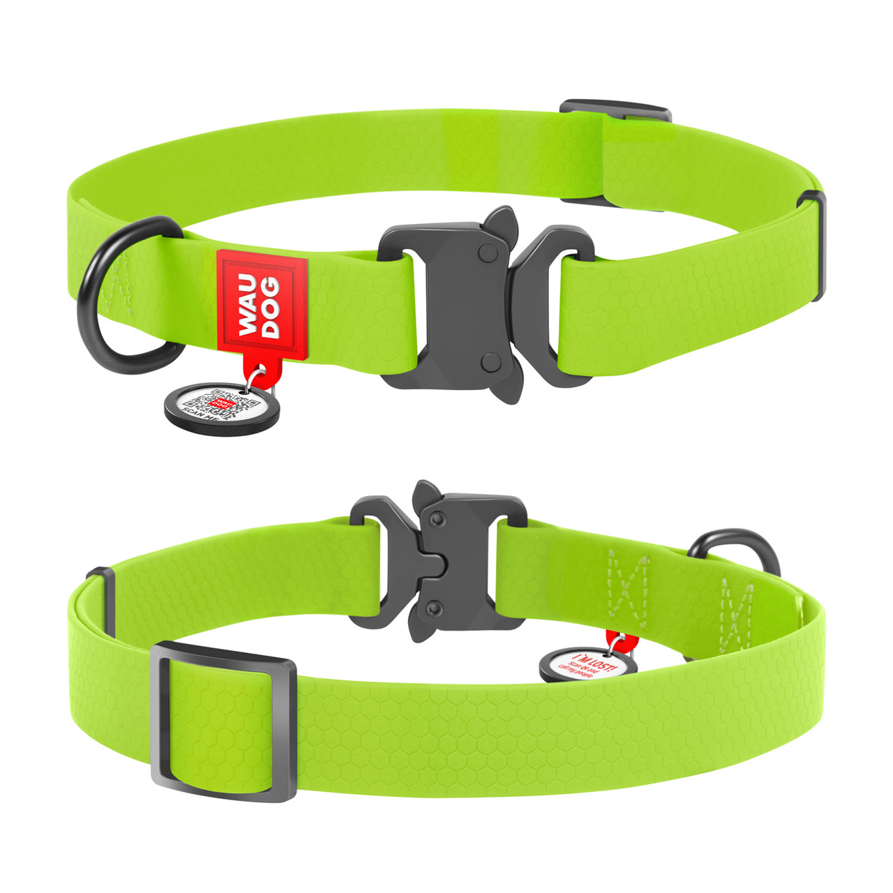 Ошейник для собак водостойкий WAUDOG Waterproof c QR-паспортом, L 25 мм, длина 31-49 см, Салатовый
Ошейник для собак водостойкий WAUDOG Waterproof c QR-паспортом, L 25 мм, длина 31-49 см, Салатовый