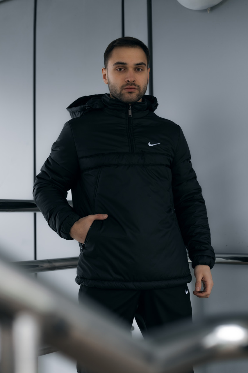 Анорак Nike мужской черный теплый ветровка Найк спортивная осенняя весенняя куртка
Анорак Nike мужской черный теплый ветровка Найк спортивная осенняя весенняя куртка