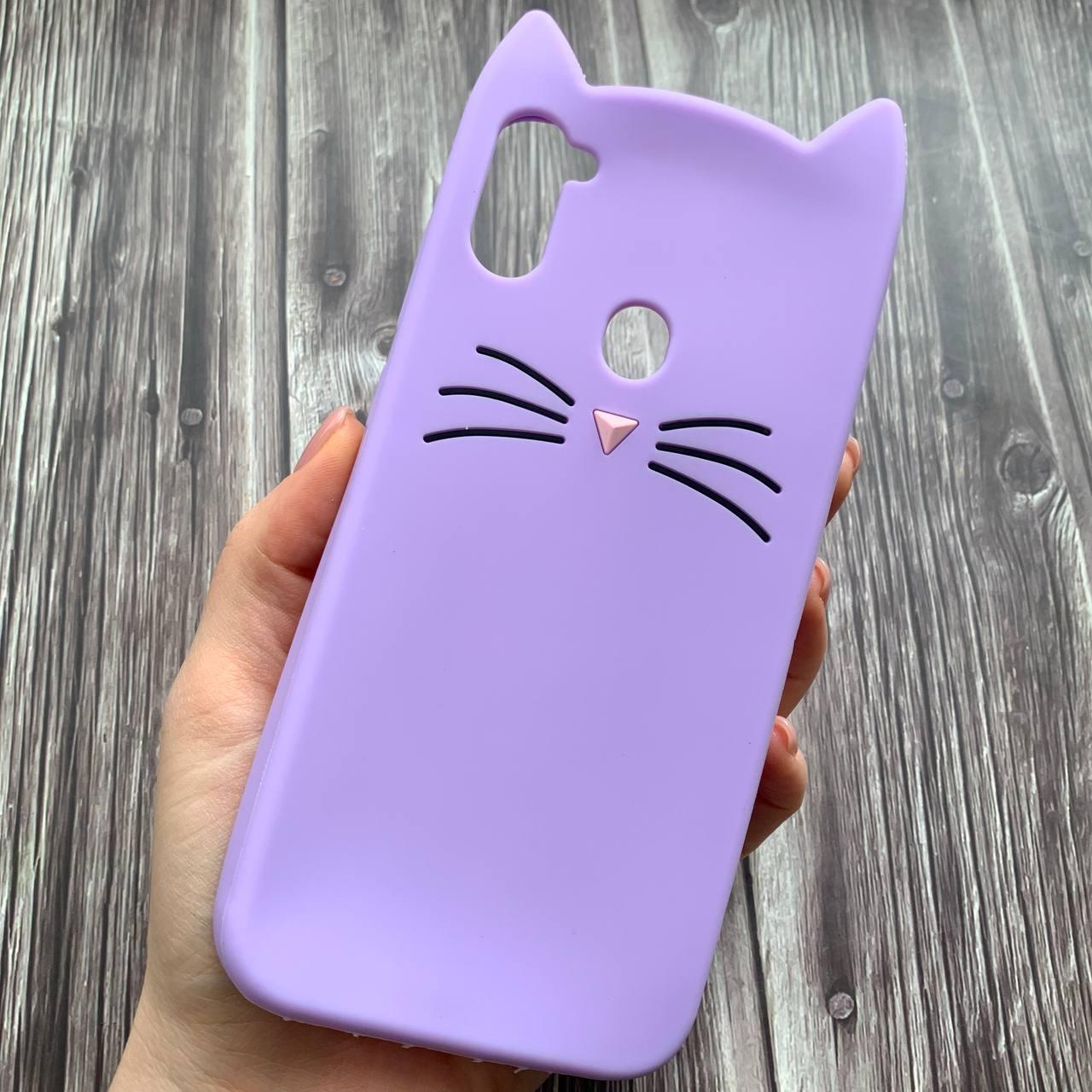 Чехол для Samsung Galaxy M11 с ушками котика 3D чехол на телефон самсунг м11 сиреневый SCC
Чехол для Samsung Galaxy M11 с ушками котика 3D чехол на телефон самсунг м11 сиреневый SCC