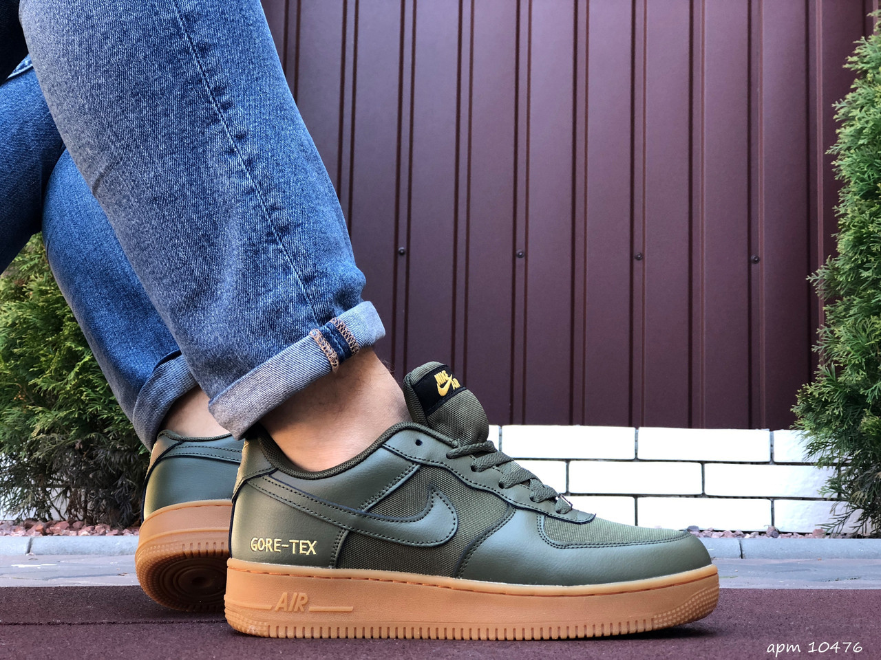 Мужские кроссовки Nike Air Force Gore Tex (темно-зеленые) B10476 крутые молодежные кроссы, Зелёный
Мужские кроссовки Nike Air Force Gore Tex (темно-зеленые) B10476 крутые молодежные кроссы, Зелёный