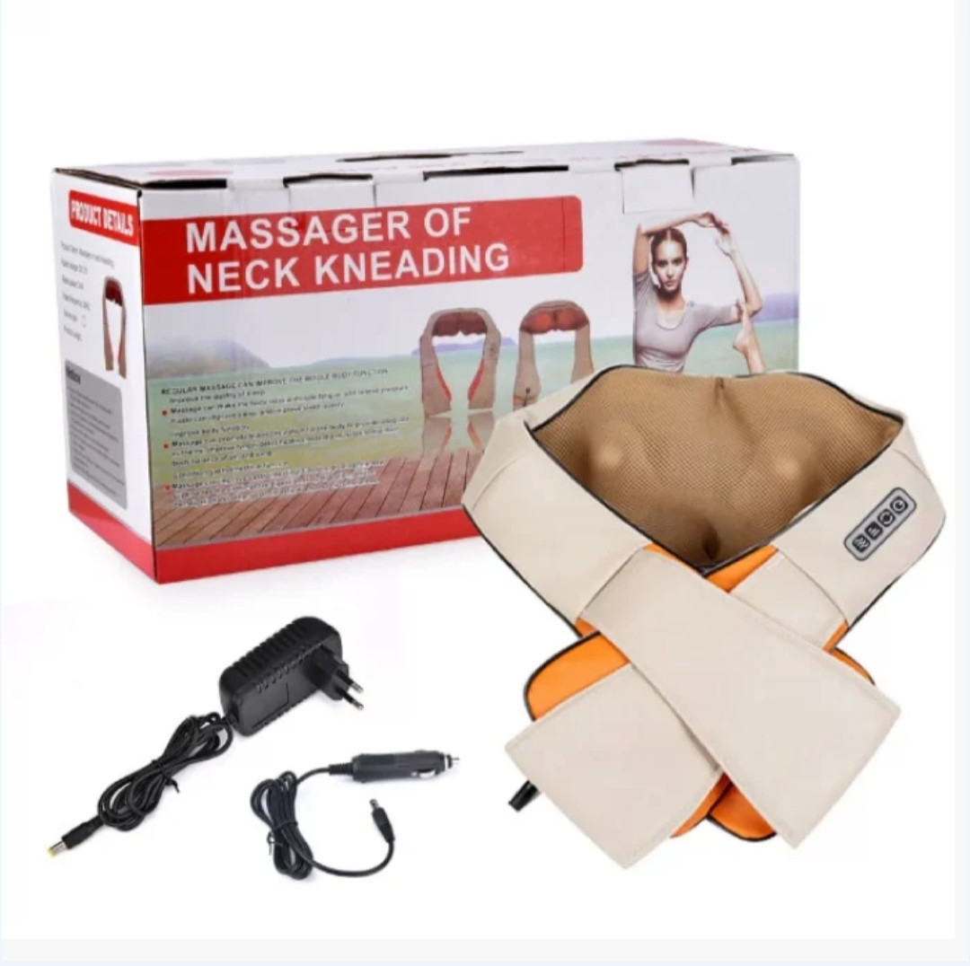 Массажер для шеи плеч и спины с ИК-прогревом роликовый электрический Massager of Neck Kneading
Массажер для шеи плеч и спины с ИК-прогревом роликовый электрический Massager of Neck Kneading