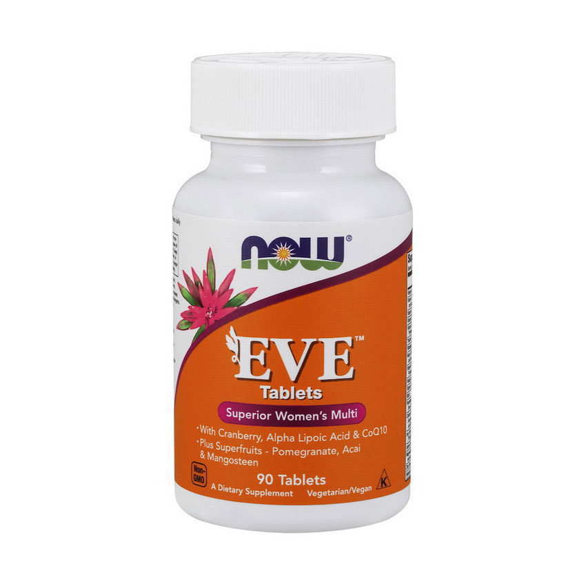 Витамины и минералы для женщин NOW Foods EVE Tablets Superior Women's Multi 90 таблеток
Витамины и минералы для женщин NOW Foods EVE Tablets Superior Women's Multi 90 таблеток