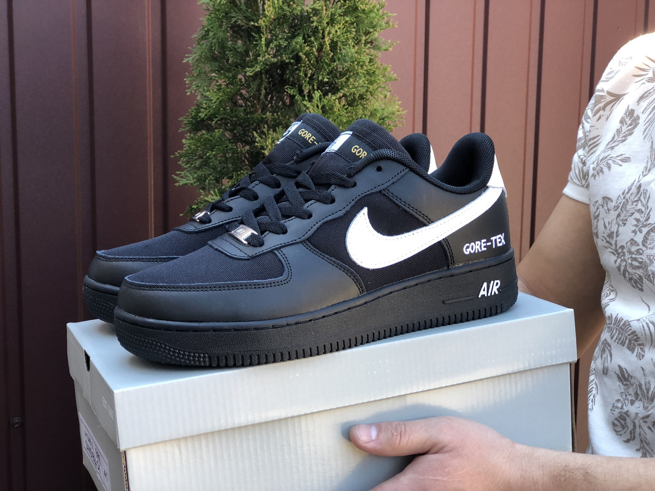 Кроссовки Nike Air Force Gore Tex мужские, черные с белым, демисезон 44, Черный с белым
Кроссовки Nike Air Force Gore Tex мужские, черные с белым, демисезон 44, Черный с белым