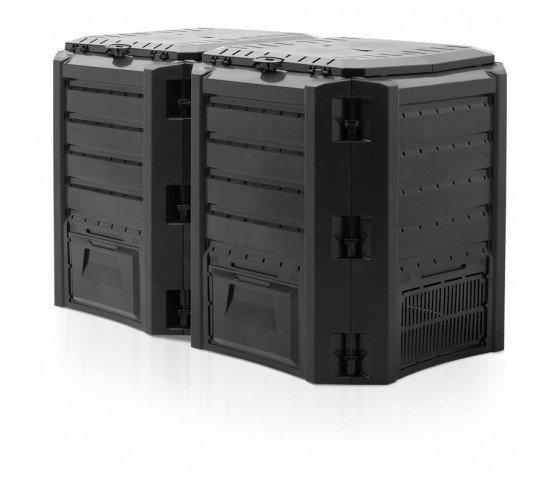 Компостер садовый 800L Чёрный модульный 2-сегментный 1350 x 719 x 826mm дачный для сада компостный бак
Компостер садовый 800L Чёрный модульный 2-сегментный 1350 x 719 x 826mm дачный для сада компостный бак