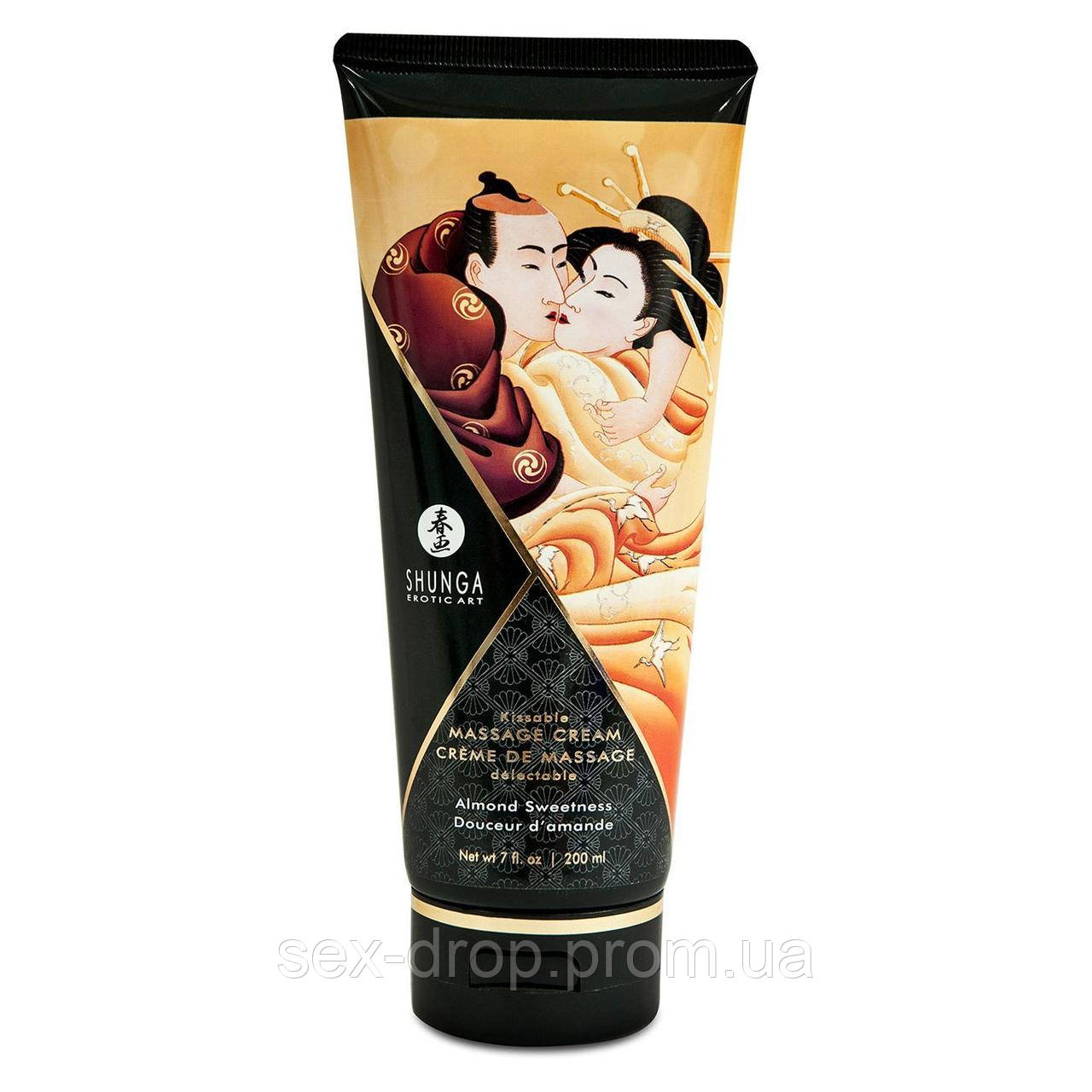Їстівний масажний крем Shunga Kissable Massage Cream - Almond Sweetness (мигдаль), 200мл
Їстівний масажний крем Shunga Kissable Massage Cream - Almond Sweetness (мигдаль), 200мл