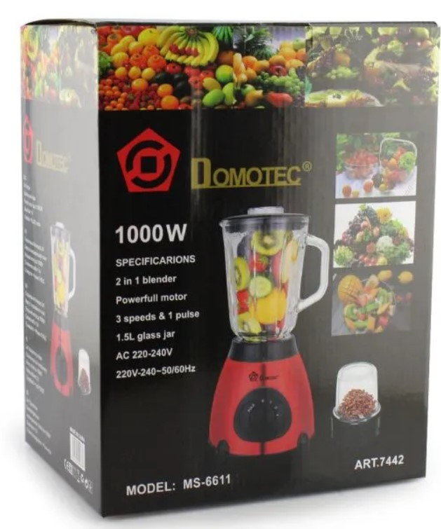 Блендер MS 6611 Красный 220V/1000W / Многофункциональный блендер / Измельчитель продуктов
Блендер MS 6611 Красный 220V/1000W / Многофункциональный блендер / Измельчитель продуктов
