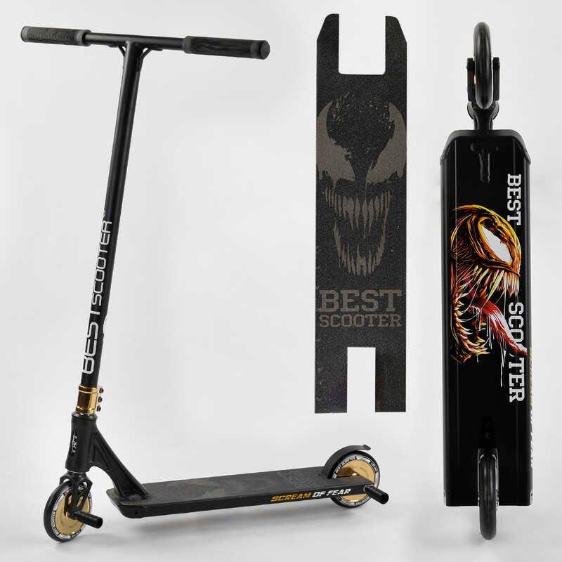 Самокат трюковый 71383 Best Scooter (4) ""SIMBIOTE"" HIC-система, ПЕГИ, алюминиевый диск и дека, колёса 120мм
Самокат трюковый 71383 Best Scooter (4) ""SIMBIOTE"" HIC-система, ПЕГИ, алюминиевый диск и дека, колёса 120мм