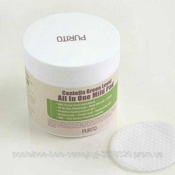 Пілінг-диски з екстрактом центелли PURITO 70 шт PURITO Centella Green Level All In One Mild Pad
Пілінг-диски з екстрактом центелли PURITO 70 шт PURITO Centella Green Level All In One Mild Pad