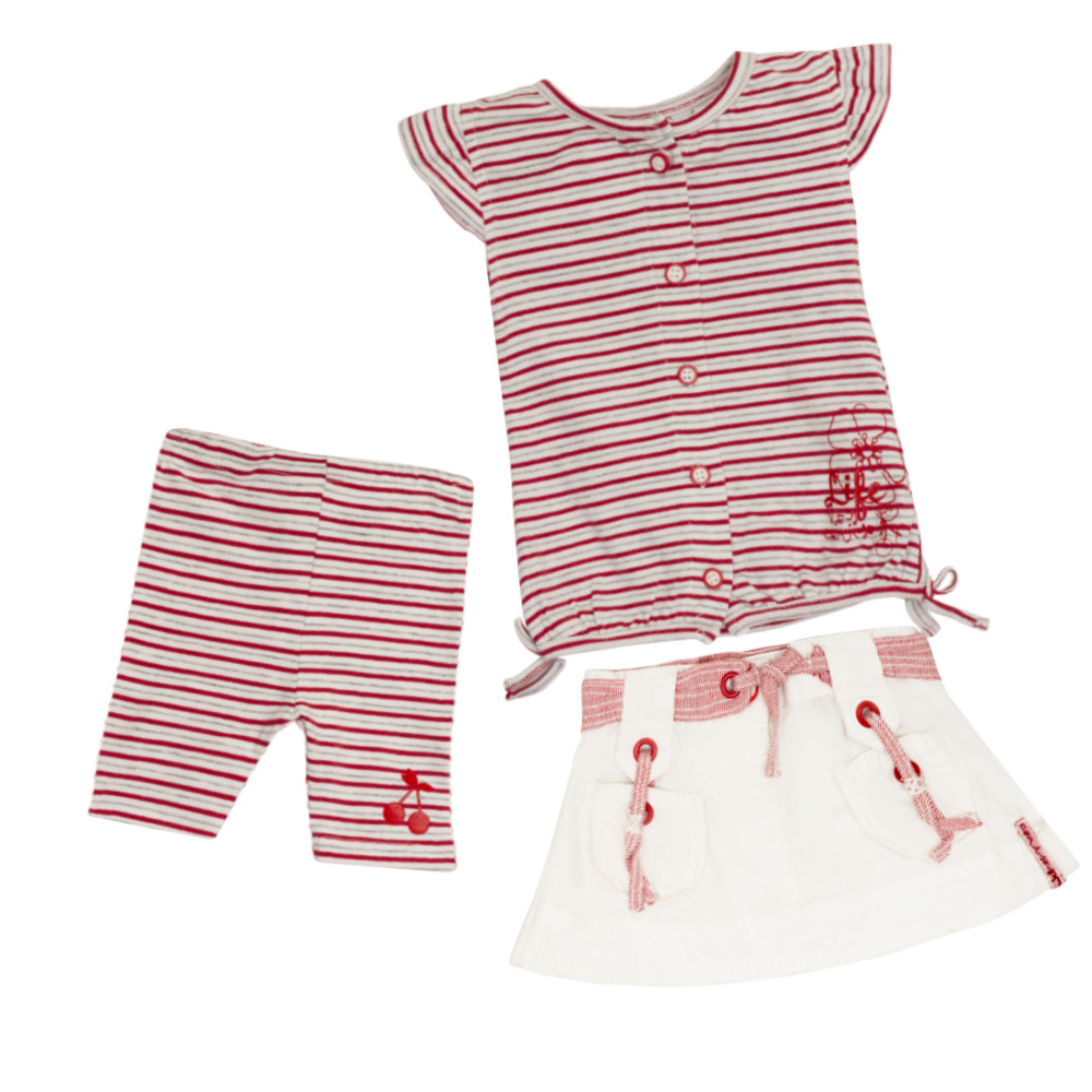 Комплект: Туника, юбка, леггинсы Losan MC BABY GIRLS BABY (018802904/001) Белый M6-68 см
Комплект: Туника, юбка, леггинсы Losan MC BABY GIRLS BABY (018802904/001) Белый M6-68 см
