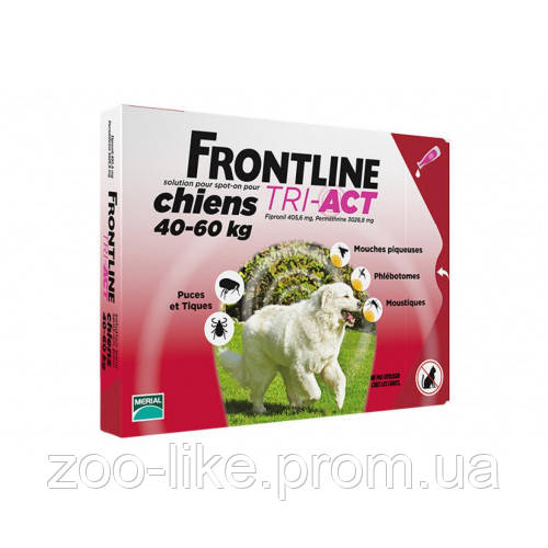 Капли Boehringer Ingelheim Frontline TRI-AKT от блох и клещей для собак, XL, 40-60 кг (цена за упаковку)
Капли Boehringer Ingelheim Frontline TRI-AKT от блох и клещей для собак, XL, 40-60 кг (цена за упаковку)