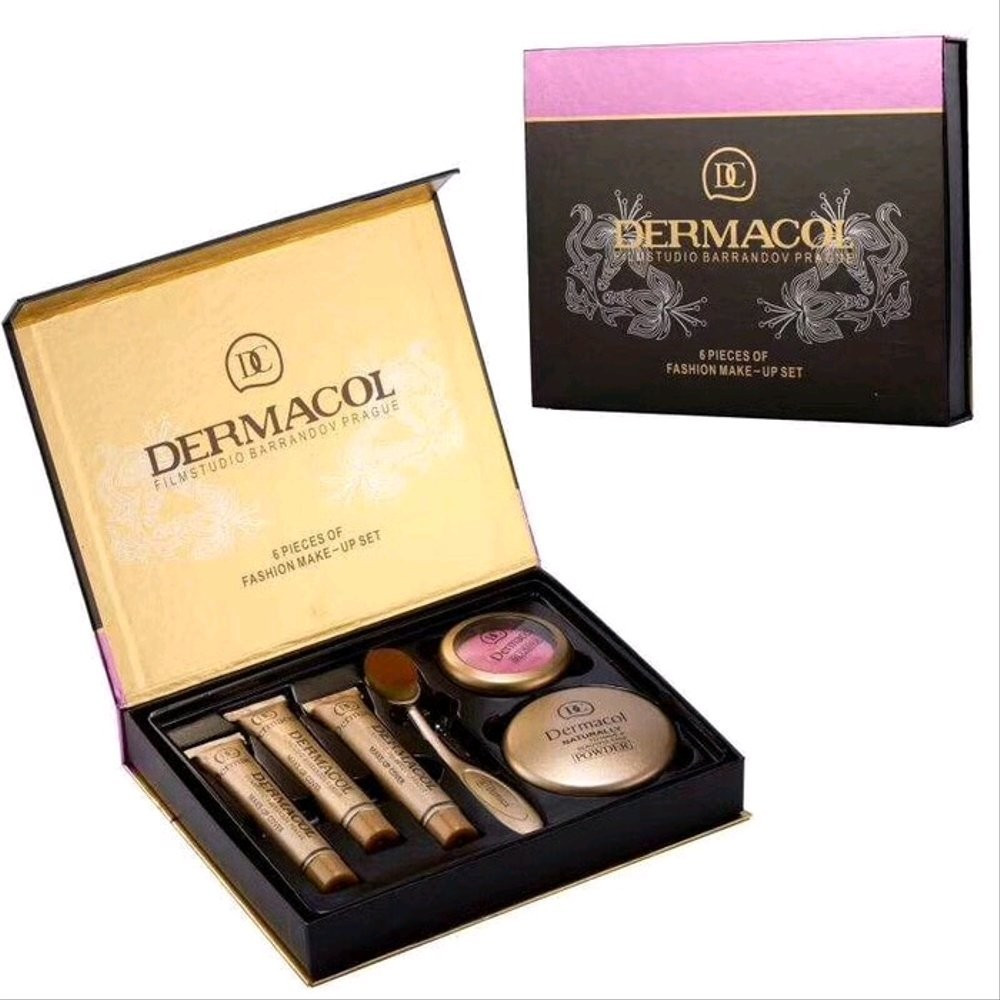 Набор Dermacol 6 в 1 Make-up set тональный крем пудра румяна hubBoct35384, КОД: 1913331
Набор Dermacol 6 в 1 Make-up set тональный крем пудра румяна hubBoct35384, КОД: 1913331