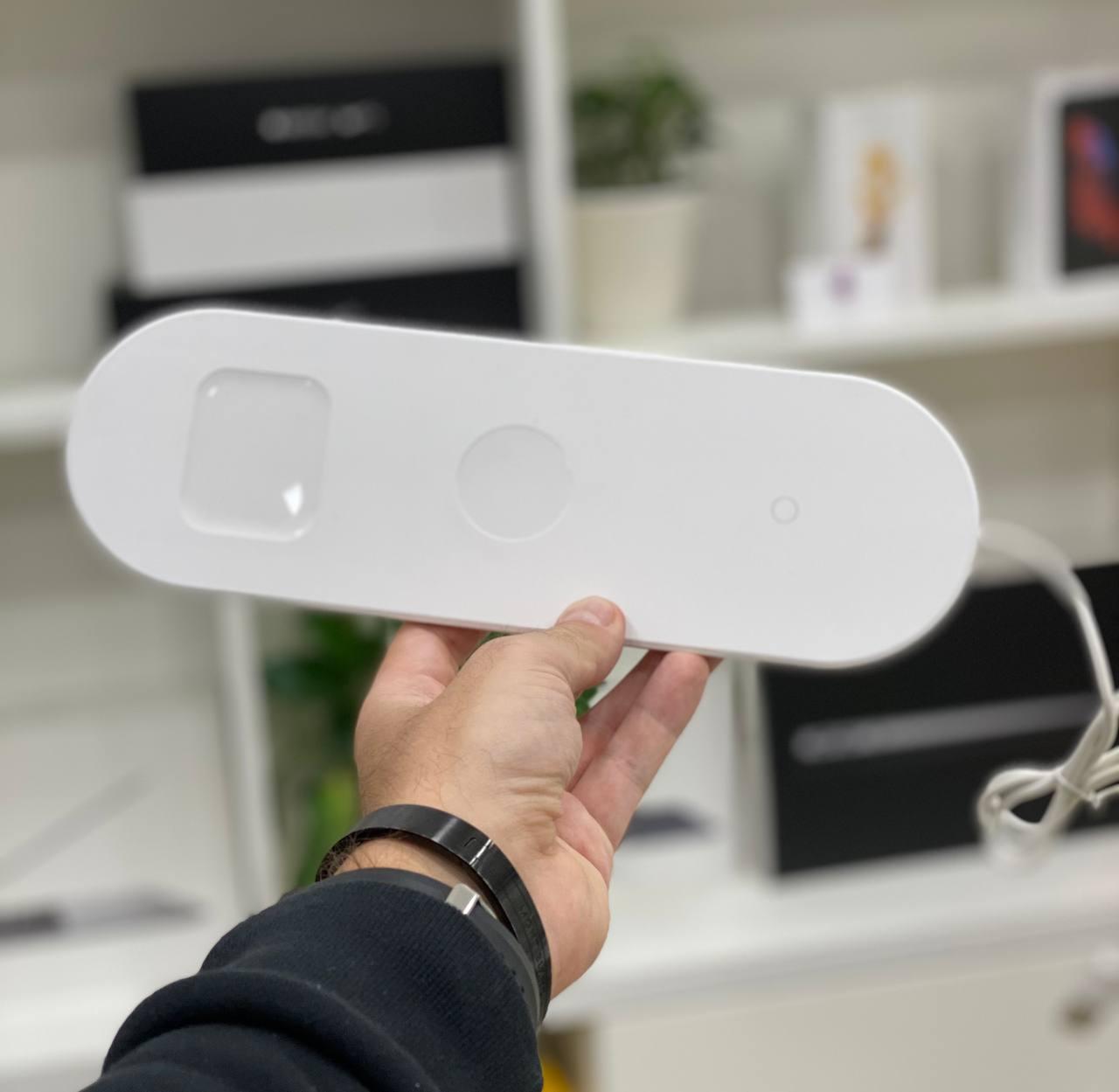 Беспроводное зарядное устройство Wireless Charger 3 in 1 (Цвет: Черный, Белый)
Беспроводное зарядное устройство Wireless Charger 3 in 1 (Цвет: Черный, Белый)