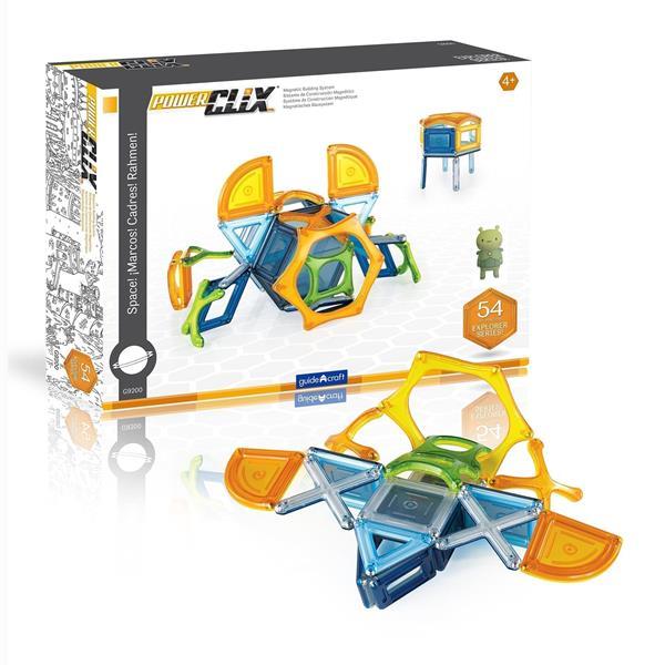 Магнитный конструктор Guidecraft PowerClix Explorer Series Космос, 54 детали (G9470), Разноцветный
Магнитный конструктор Guidecraft PowerClix Explorer Series Космос, 54 детали (G9470), Разноцветный
