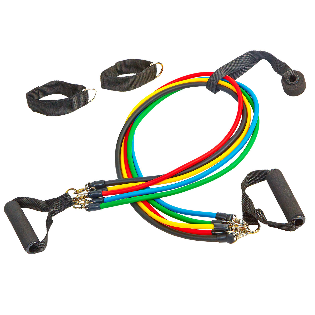 Эспандер Power Bands многофункциональный 5 жгутов FI-5955 (5 жг. с различ. жестк. силикон, l-120см)
Эспандер Power Bands многофункциональный 5 жгутов FI-5955 (5 жг. с различ. жестк. силикон, l-120см)