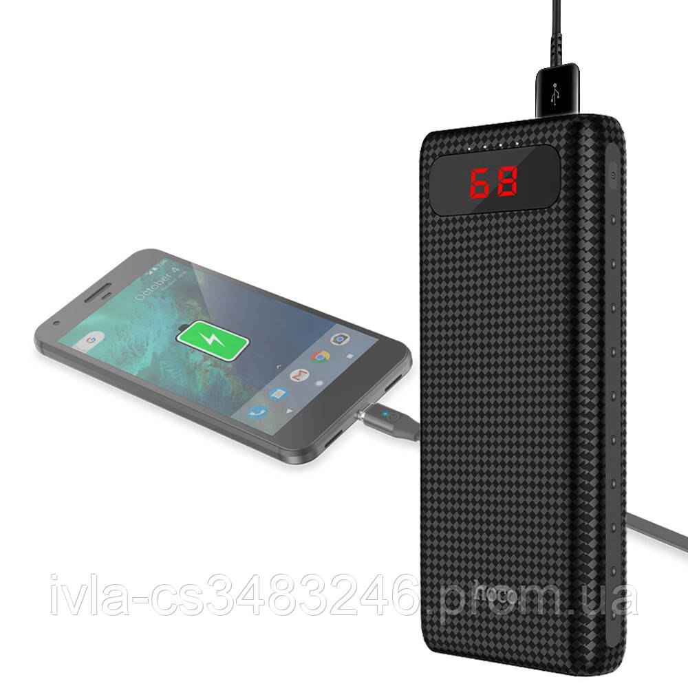 Зарядное устройство повер банк аккумулятор Power bank HOCO B20A Mige 20000mAh с двойным LED фонариком Черный
Зарядное устройство повер банк аккумулятор Power bank HOCO B20A Mige 20000mAh с двойным LED фонариком Черный