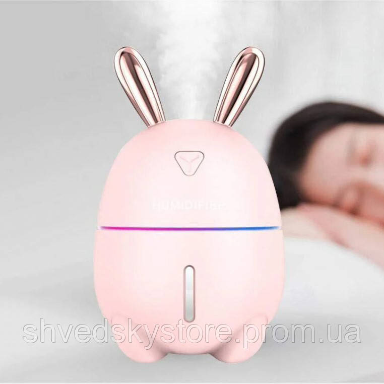 Увлажнитель воздуха и ночник 2в1 Humidifiers Rabbit USB ЮСБ аромадиффузор с подсветкой зайчик с ушками розовый
Увлажнитель воздуха и ночник 2в1 Humidifiers Rabbit USB ЮСБ аромадиффузор с подсветкой зайчик с ушками розовый