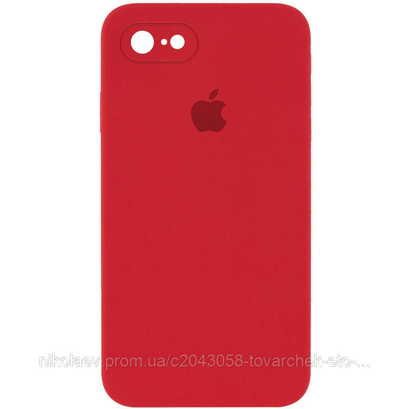 Чехол Silicone Case Square Full Camera Protective (AA) для Apple iPhone 7 / 8 / SE (2020) (4.7"), Красный / camellia
Чехол Silicone Case Square Full Camera Protective (AA) для Apple iPhone 7 / 8 / SE (2020) (4.7"), Красный / camellia