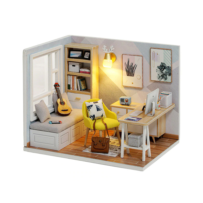 3D Румбокс кукольный дом DIY Cute Room QT-007-B Sunshine Study Room детский конструктор
3D Румбокс кукольный дом DIY Cute Room QT-007-B Sunshine Study Room детский конструктор