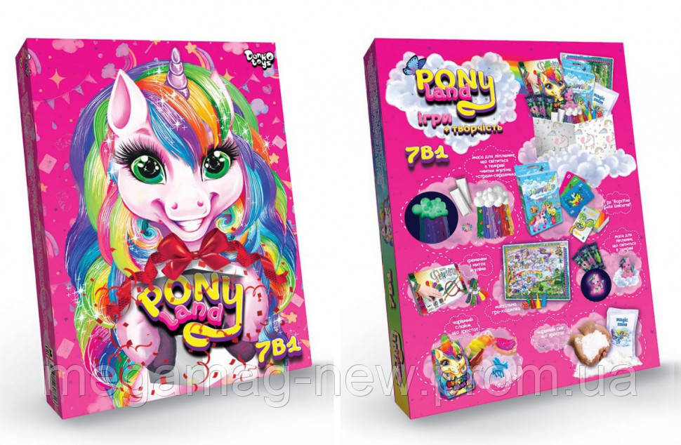 Детский набор креативного творчества Pony Land PL-01-01U, 7 в 1, слайм,слайм-лизуны,лизуны
Детский набор креативного творчества Pony Land PL-01-01U, 7 в 1, слайм,слайм-лизуны,лизуны